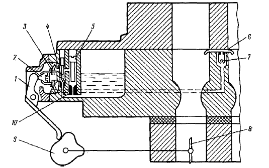 Схема УН карбюратора ВАЗ-1111